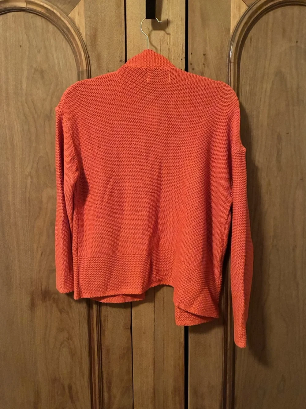 Old Navy Coral Open-Front Knit Cardigan - Picture 2 of 2